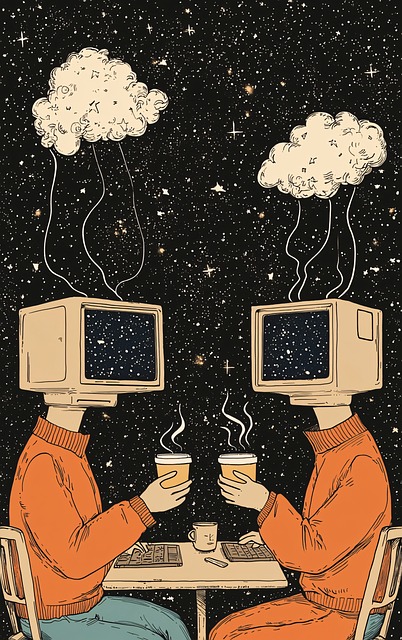 Free tv screen heads illustration