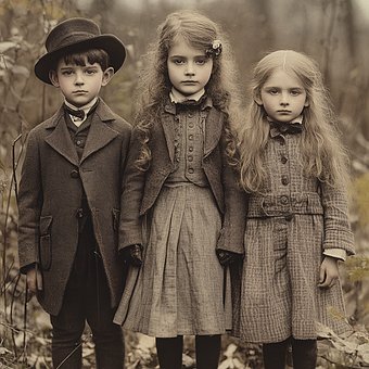 Victoriano, Niños, Clásico, Antiguo