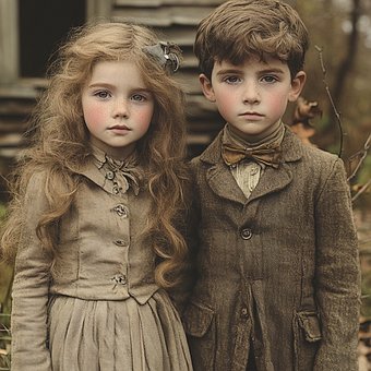 Victoriano, Niños, Clásico, Antiguo