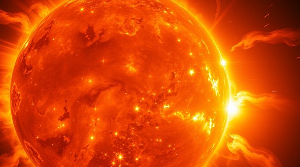 Ai Genereret, Sol, Sollys, Solskin