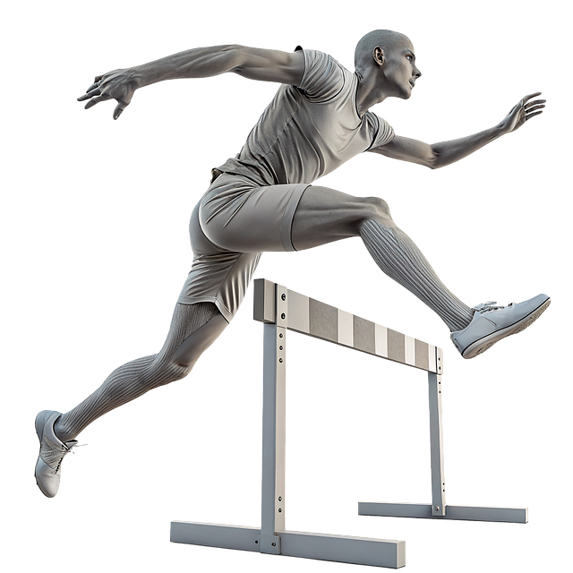 Free barrier block let illustration