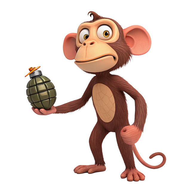 Ai Generiert, Affe, Tier, Granate
