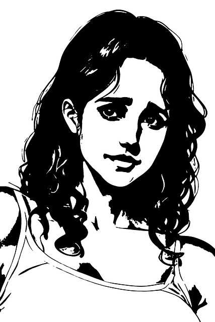 Free Woman Portrait illustration and picture