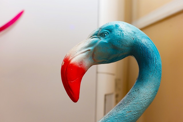 Free Blue Bird Flamingo photo and picture