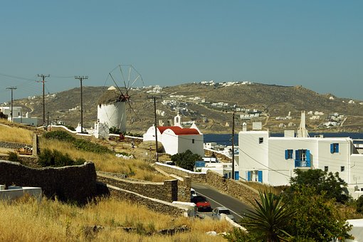 Free Mykonos Windmill photo and picture