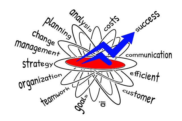 Free success business network illustration