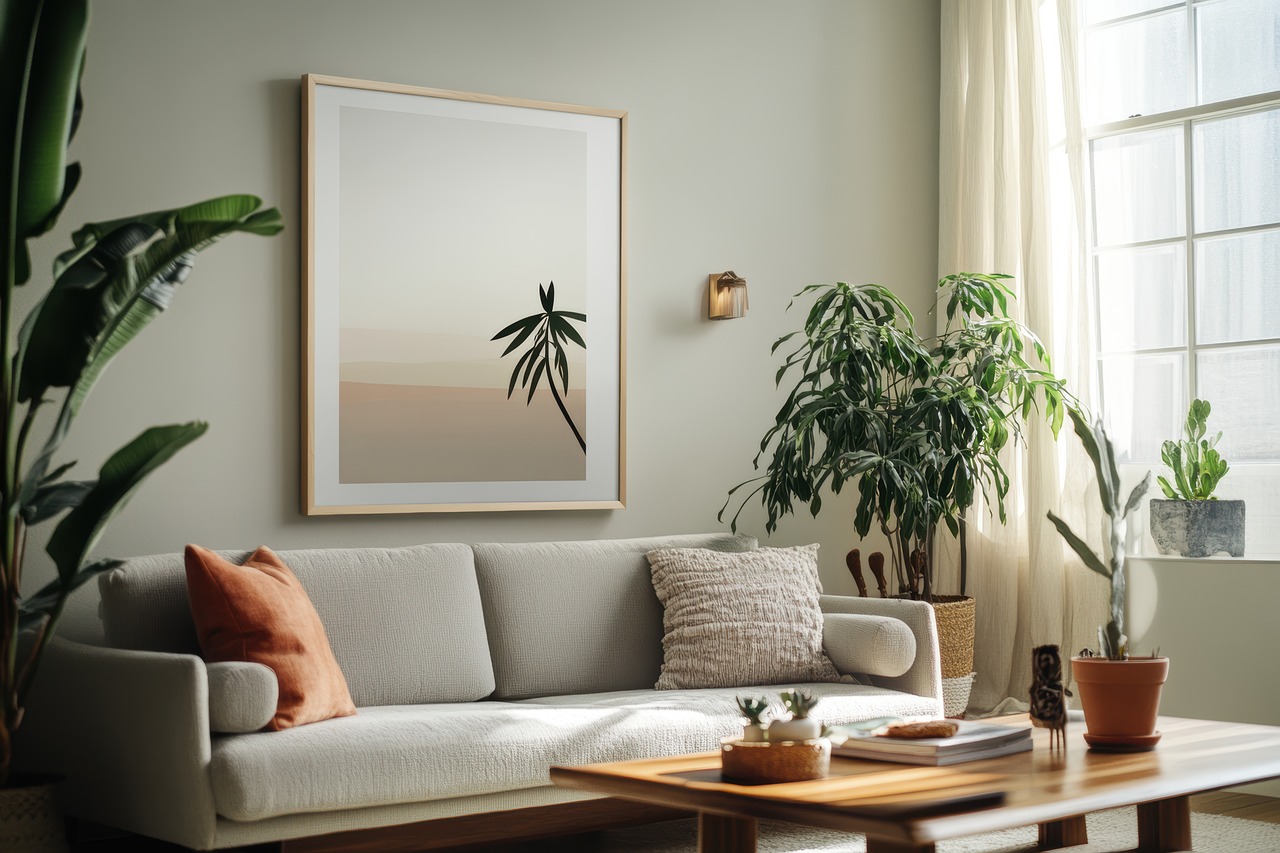Living Room Poster Mockup - Free photo on Pixabay