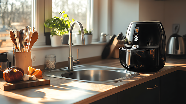 Free Fryer Kitchen illustration and picture