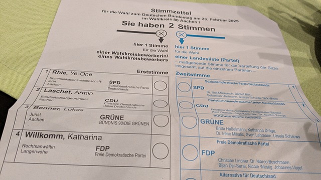 Free Ballot Federal Election photo and picture