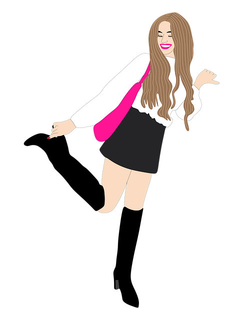Free woman girl fashion illustration