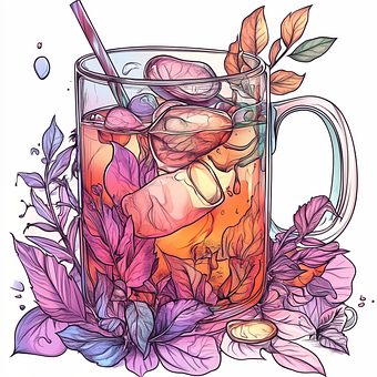 Free Ai Generated Iced Tea illustration and picture