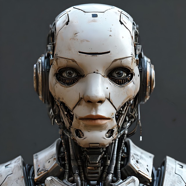 Free cyborg technology futuristic illustration