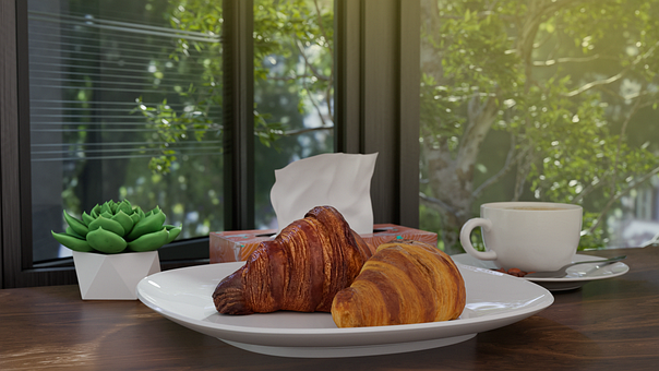 Free Bread Croissant illustration and picture
