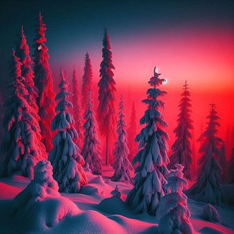 Die Natur, Mystisch, Nacht, Flora