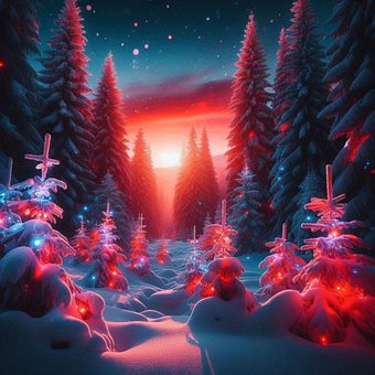 Schnee, Die Natur, Weihnachten, Frost