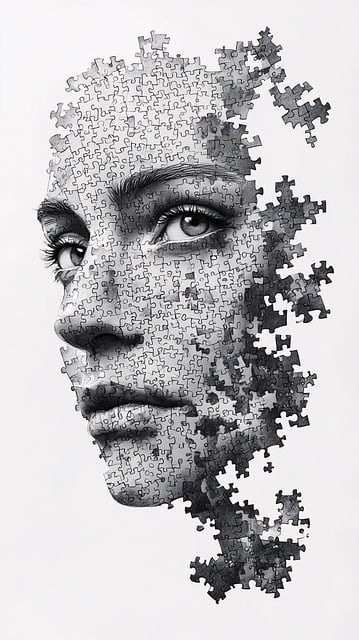 Free woman puzzle jigsaw illustration