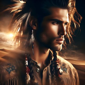 Hombre, Retrato, Masculino, Nativo