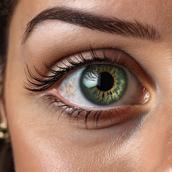 Free Eyes Portrait illustration and picture