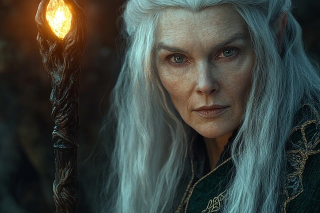 Duende, Mulher, Idade Avançada, Magia