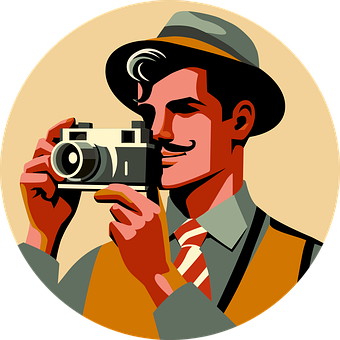 Free Photographer Camera vector and picture