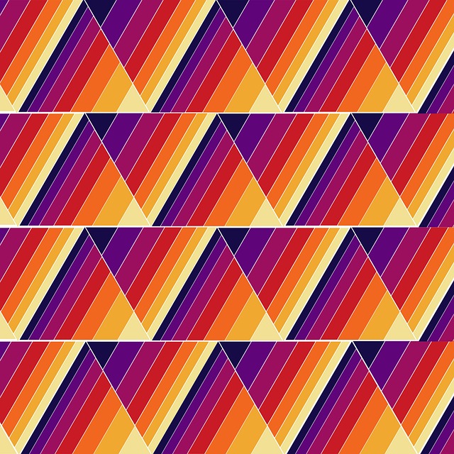 Free triangles pyramid geometric illustration
