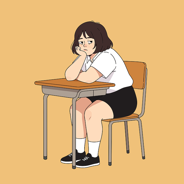Free ai generated student desk illustration