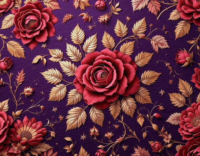 Free Regal Floral Tapestry illustration and picture