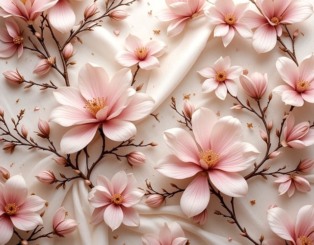 Free Delicate Cherry Blossoms illustration and picture