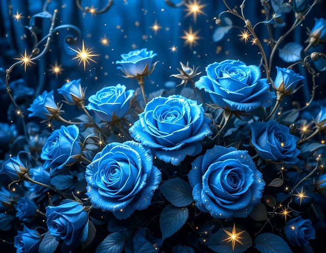 Free Celestial Floral Composition illustration and picture