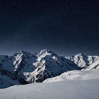 Free Snow-Covered Mountains Mountain Peaks illustration and picture