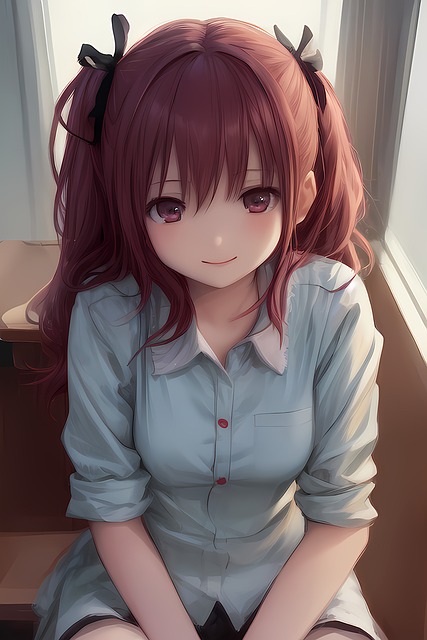 Free Anime Girl Consultation illustration and picture