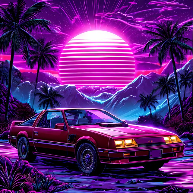 Free ai generated car vehicle illustration