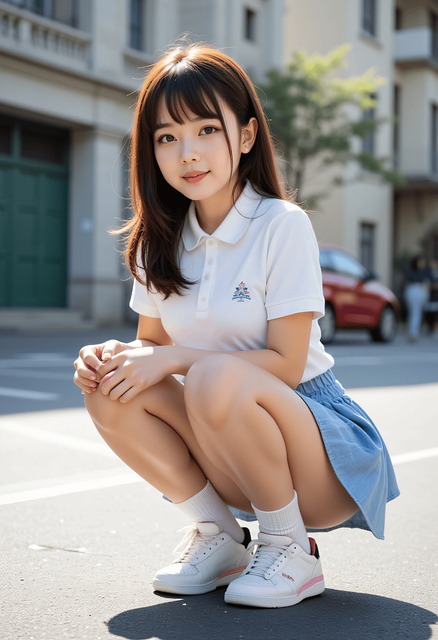 Menina Asiática, Linda Garota