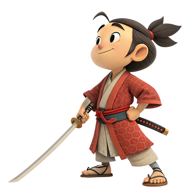 Free ai generated samurai warrior illustration