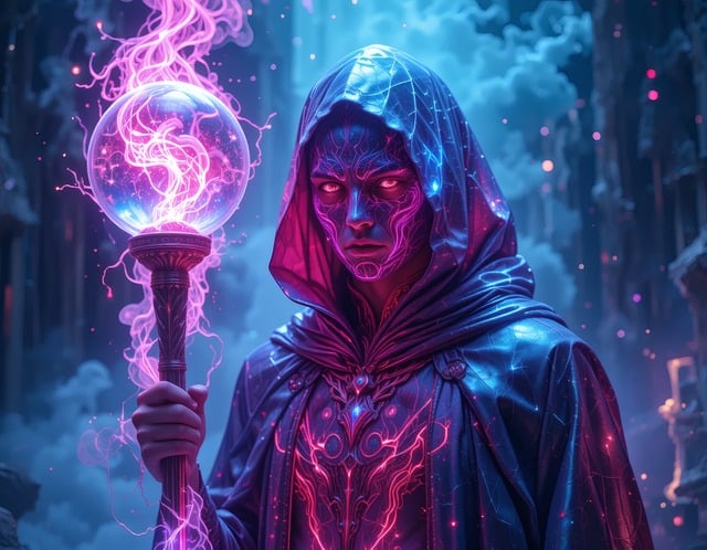 Free ai generated woman sorceress illustration