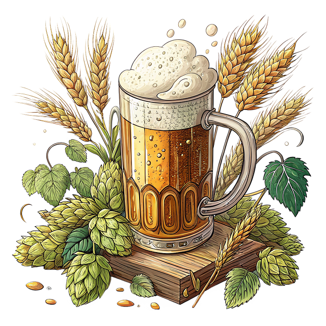 Free ai generated beer drink illustration