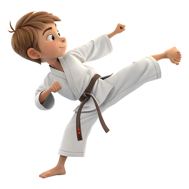 Free ai generated karate struggle illustration