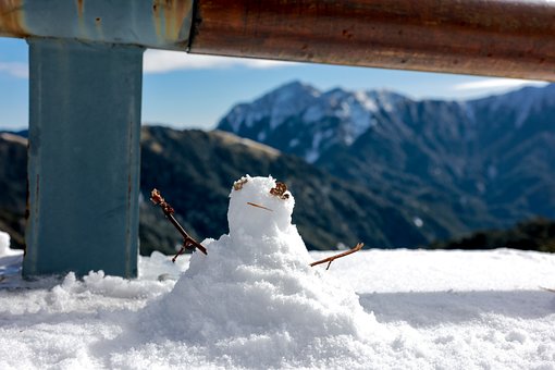 Neve, Árvore, Chapéu, Gelo, Montanha