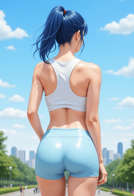 Junto Com Brilhante, Cabelo Azul