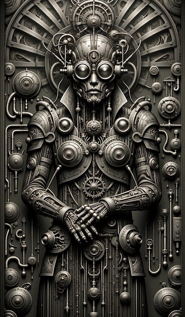 Ai Genereret, Skulptur, Kunst, Metal