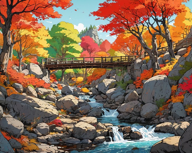 Free Fall Nature ai generated image and illustration