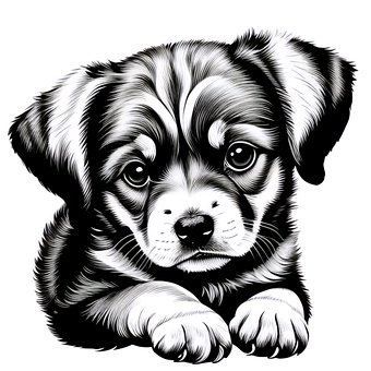 Free Ai Generated Dog illustration and picture