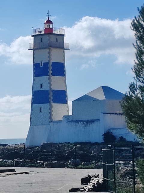 Vuurtoren, Jij Cascais, Portugal, Zee