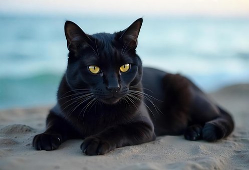 Chat Noir, Yeux Noirs