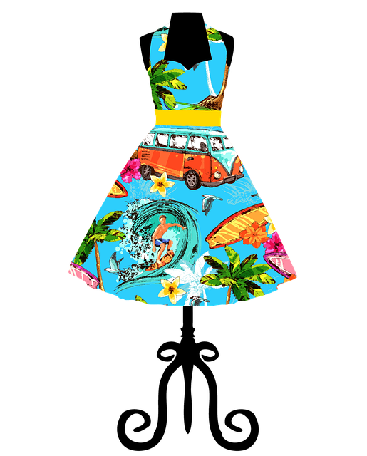 Free dress fashion style illustration