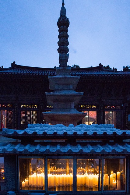 Seoul, Bongeunsa-Templet, Rejse, Korea