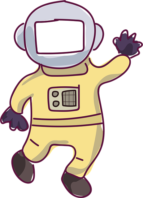 Astronaut, Raum, Universum, Rakete