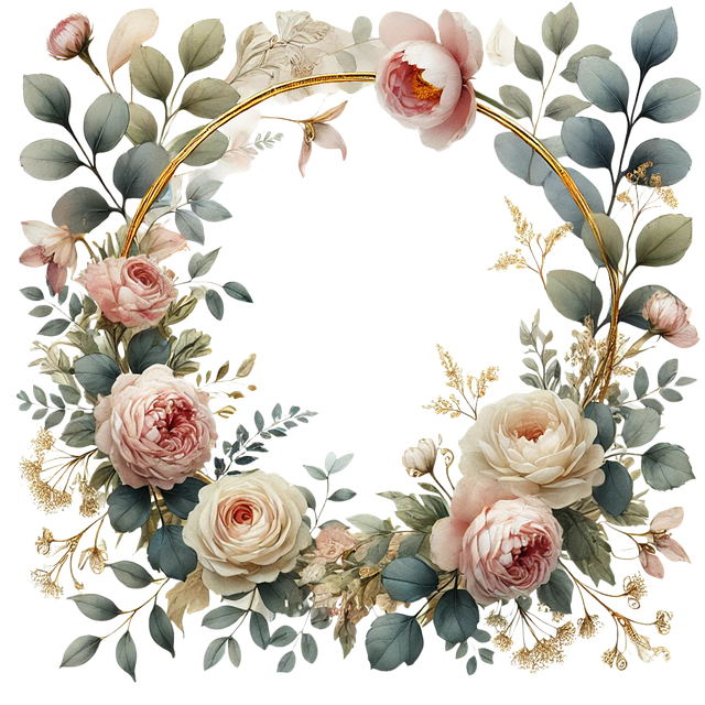 Free Wedding Frame Oval Frame vector and picture