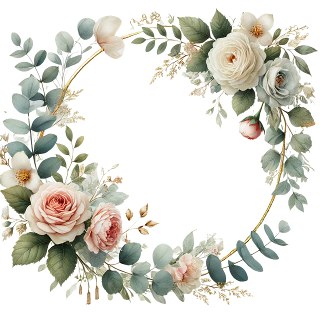 Free Wedding Frame Hexagonal Frame vector and picture