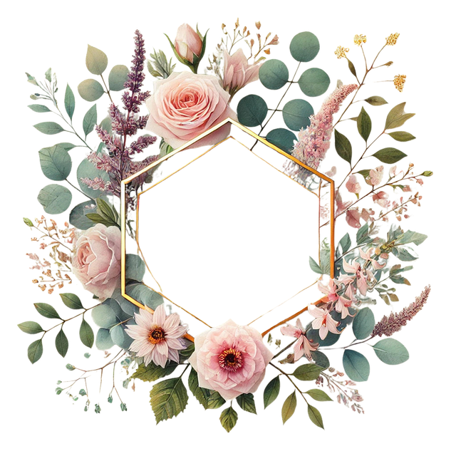 Free Wedding Frame Circular Frame vector and picture